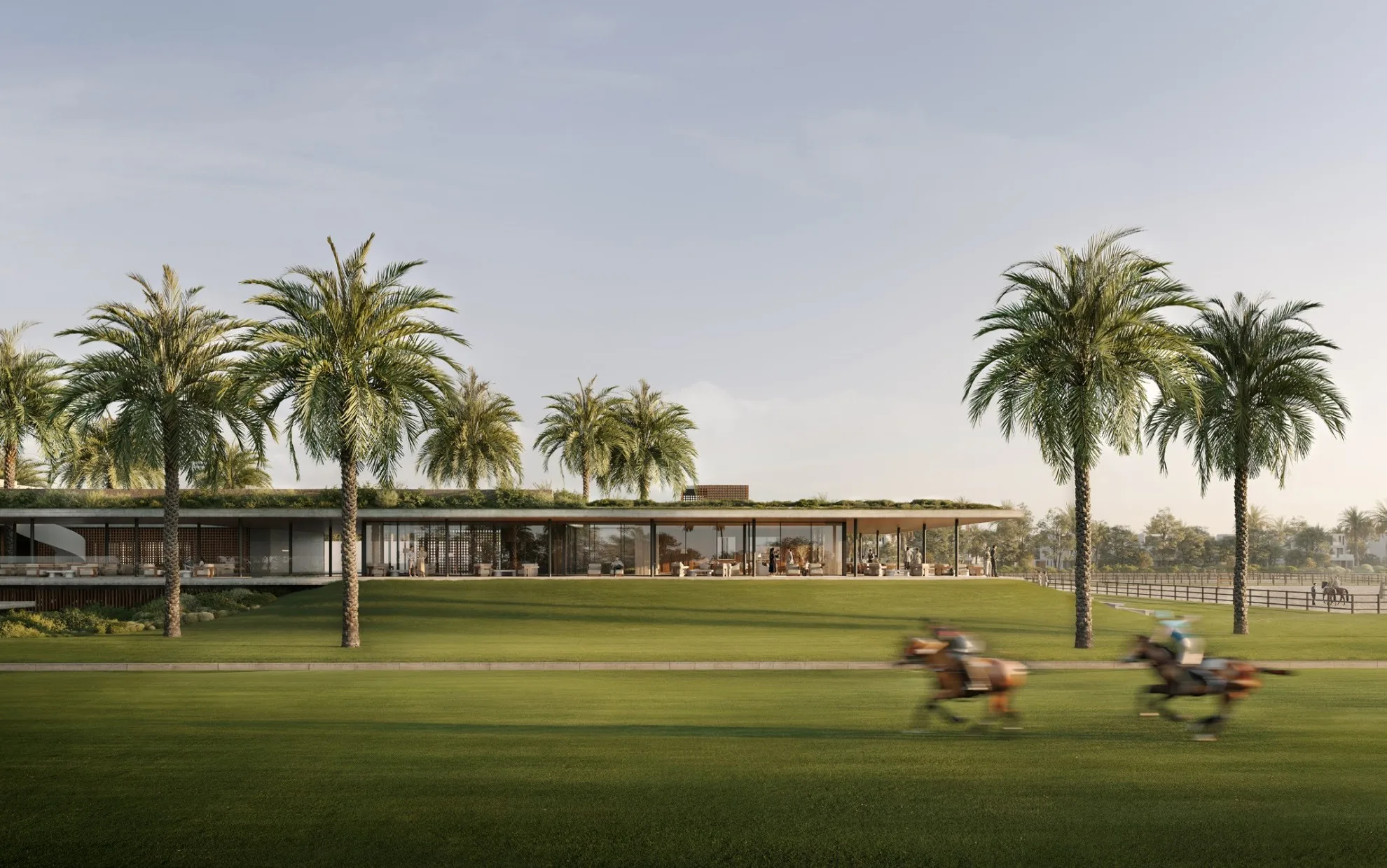 Lunaya lagoon landscape and residences